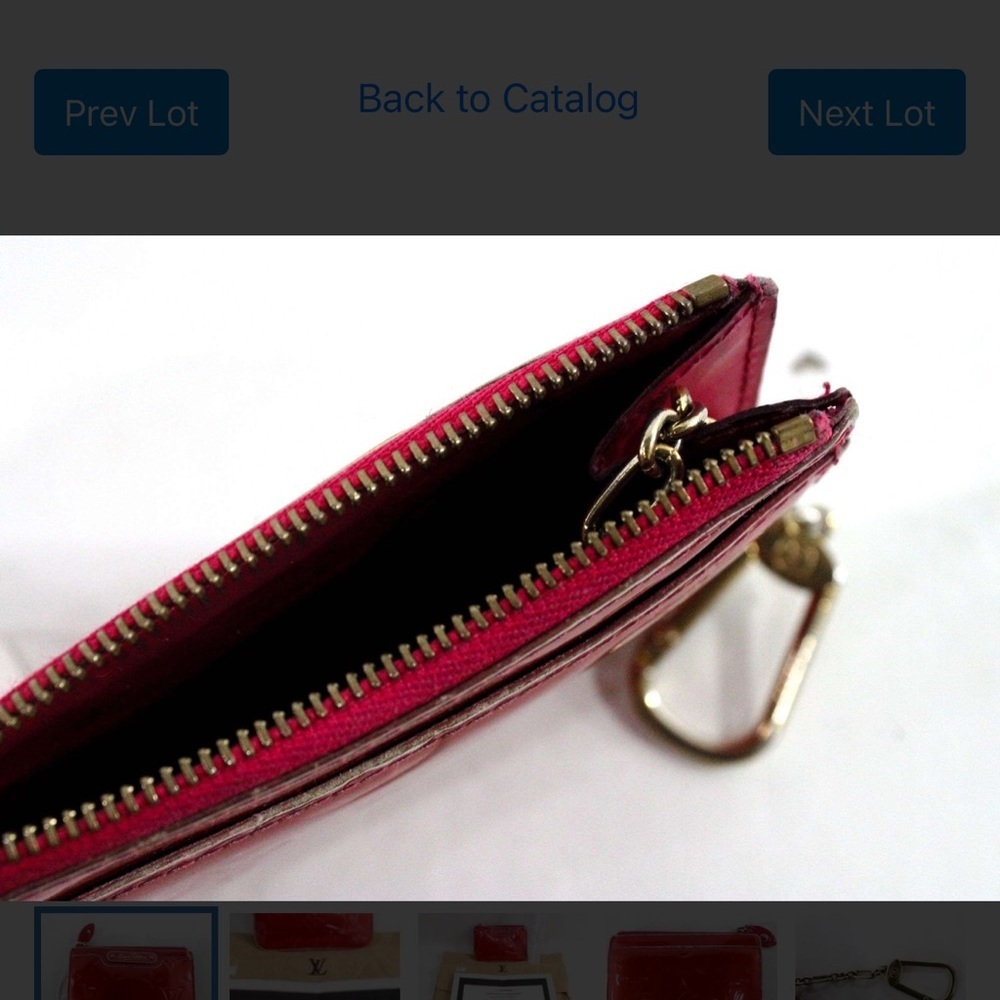 Louis Vuitton Cherry Red Patent Leather Wallet - Picture 7 of 8